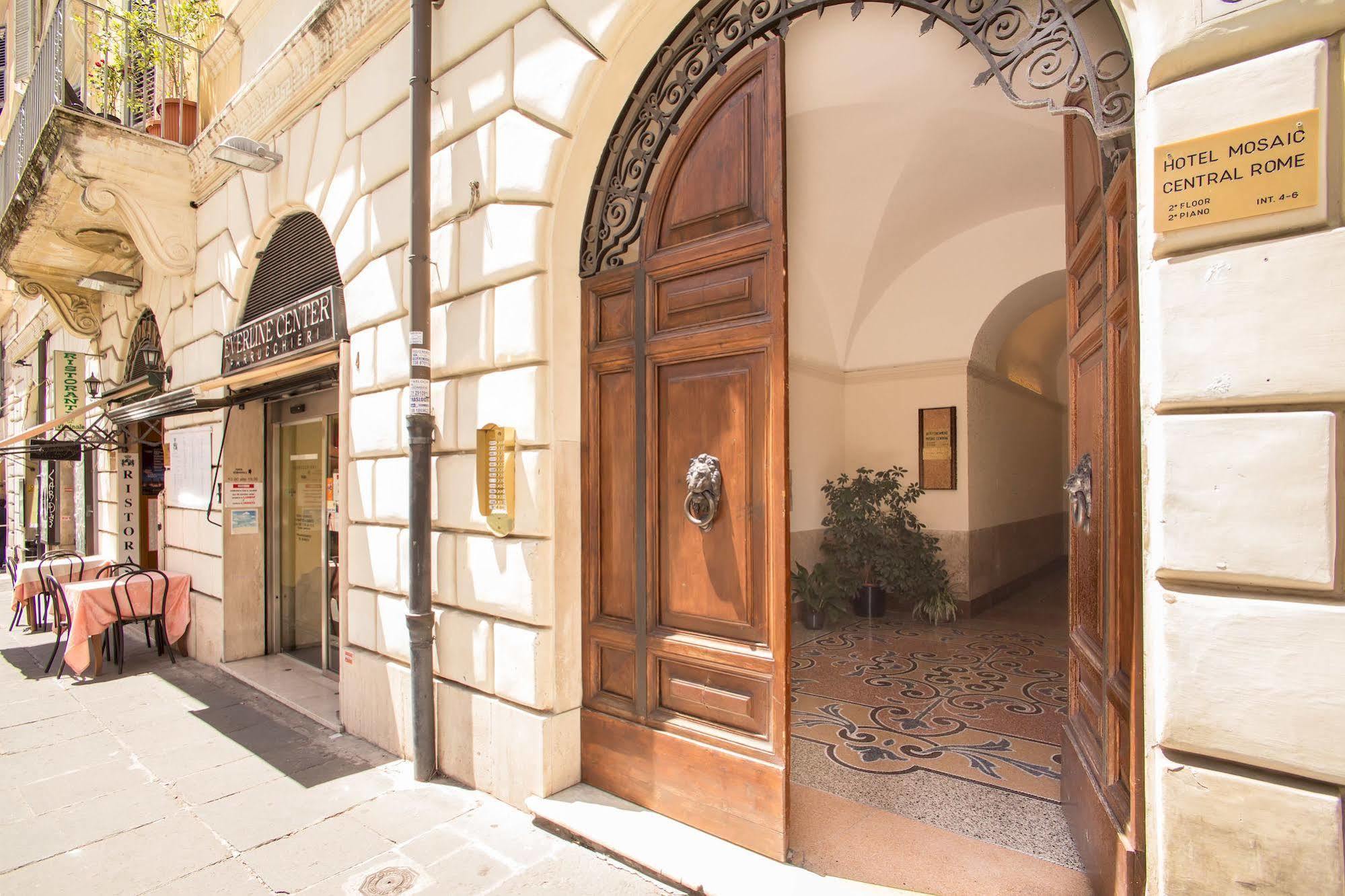Hotel Mosaic Central Řím Exteriér fotografie